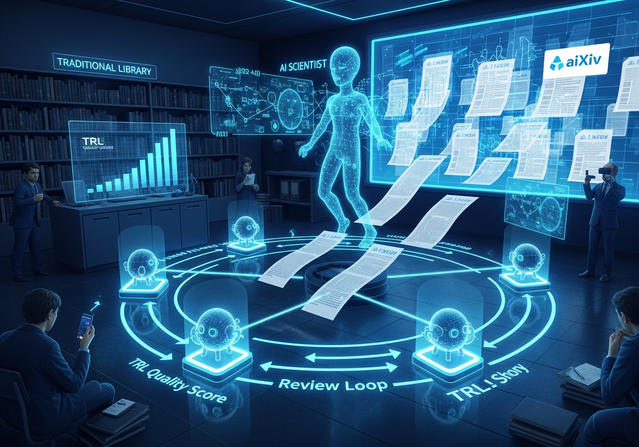 AI가 쓰고 AI가 심사… 새 논문 플랫폼 ‘aiXiv’ 등장