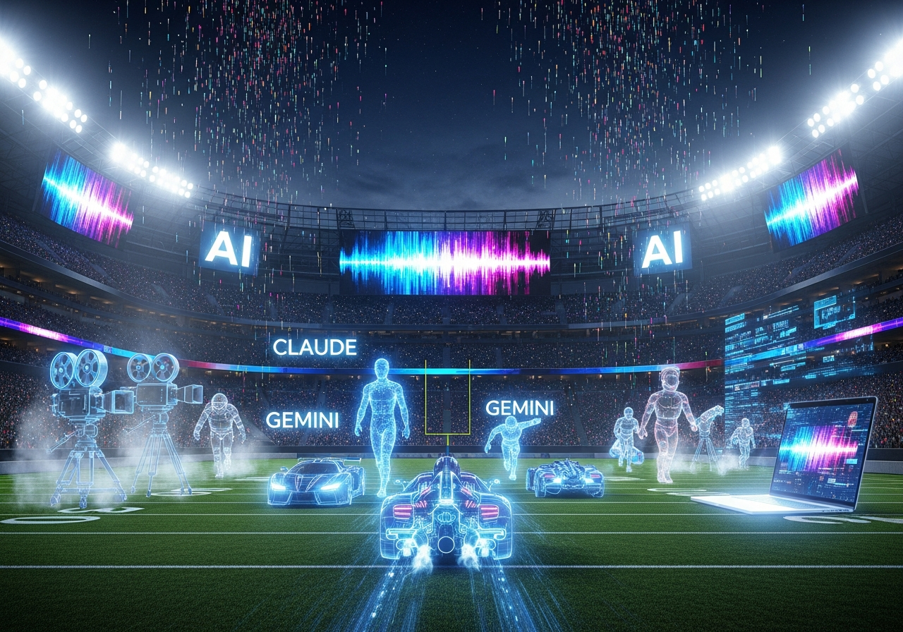 AI 기업들, 슈퍼볼 광고판을 점령하다…기술 경쟁이 무대 위로