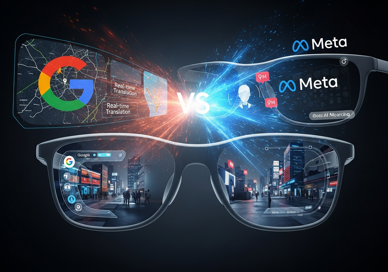 구글, 2026년 AI 안경 첫 출시… 메타와 ‘스마트 글래스’ 격돌
