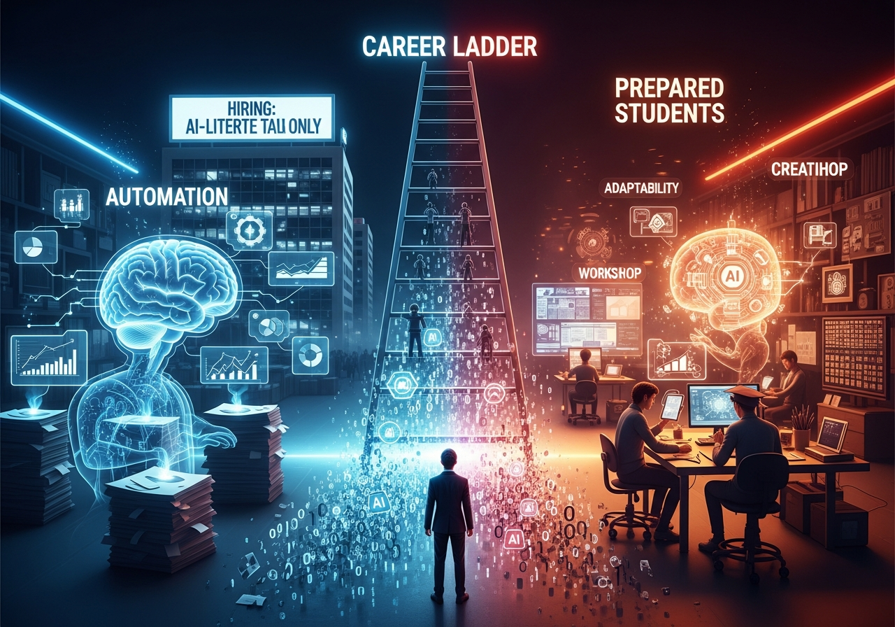 AI 확산에 위축되는 신입 일자리… “준비된 학생만 기회 잡는다”