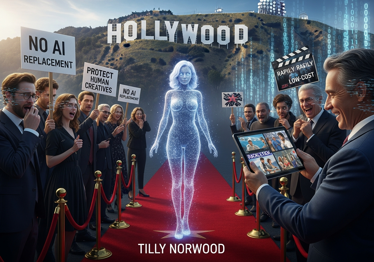 할리우드에 등장한 ‘AI 배우’… 기대와 공포 사이