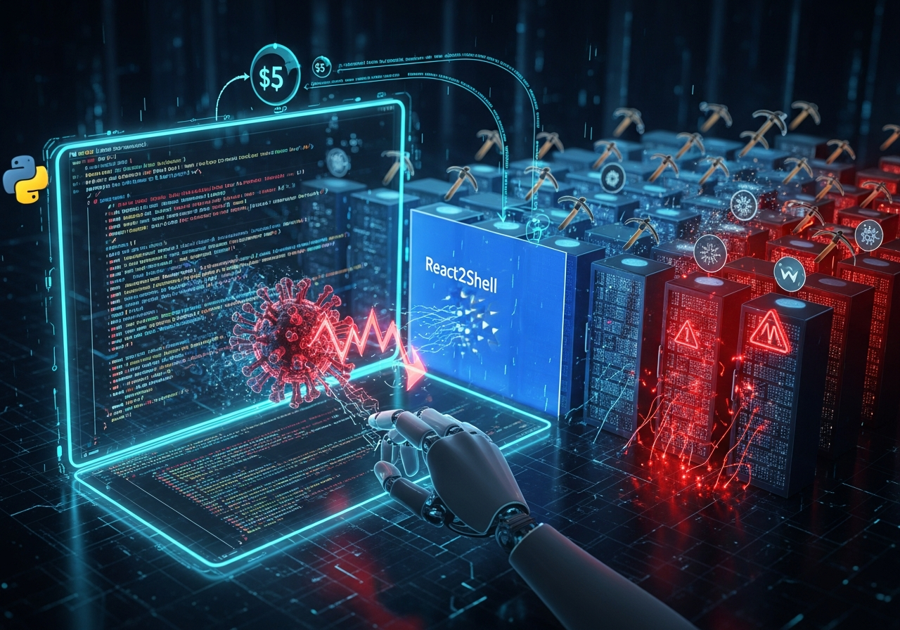 AI가 만든 악성코드, 90여 대 감염… “취약점 방치가 원인”