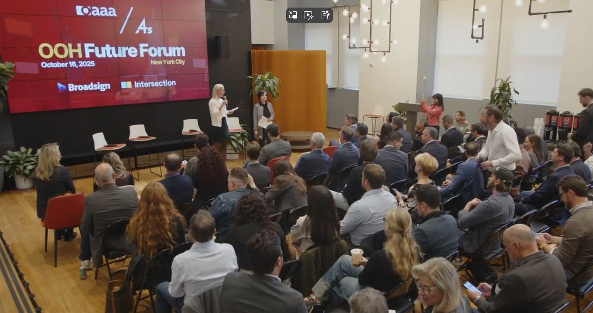 미국 OOH 퓨처 포럼, 인공지능 시대에 옥외광고가 '신뢰의 중심축'으로 부상 발표