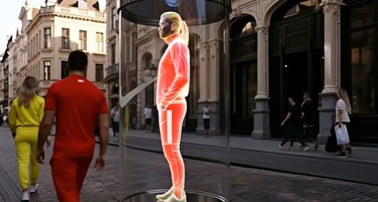 디지털 스크린을 넘어, 홀로그램 아바타와 옥외광고가 바꾸는 미래