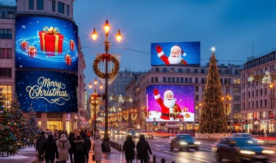 전 세계 도시를 크리스마스 분위기로 물들이는 옥외광고 캠페인 사례들...