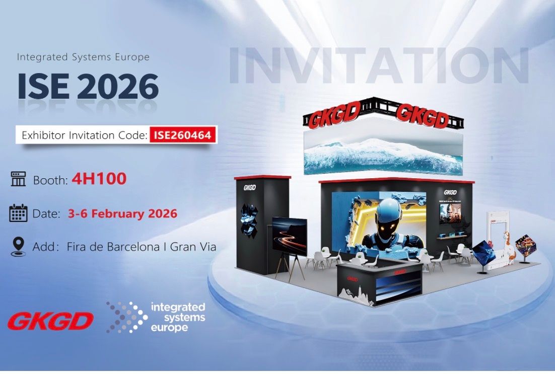 GKGD Unveils New LED Display Portfolio for Diverse Applications at ISE 2026