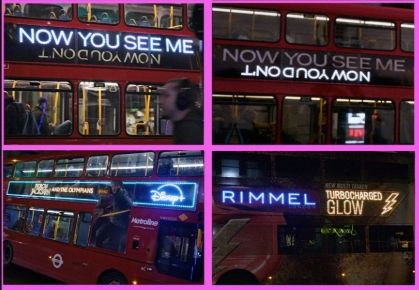 주목도를 높이는 LED 버스 광고, 대도시 중심가에서 효과 극대화