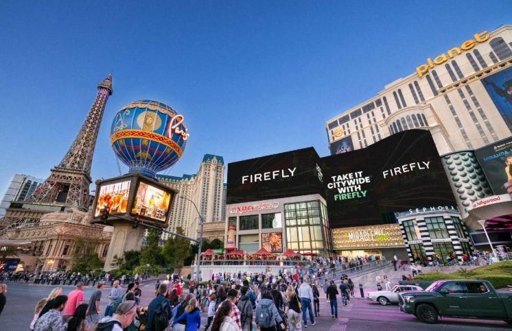 택시 광고로 성장한 파이어플라이, 라스베이거스 스트립에 초대형 디지털 광고판 설치