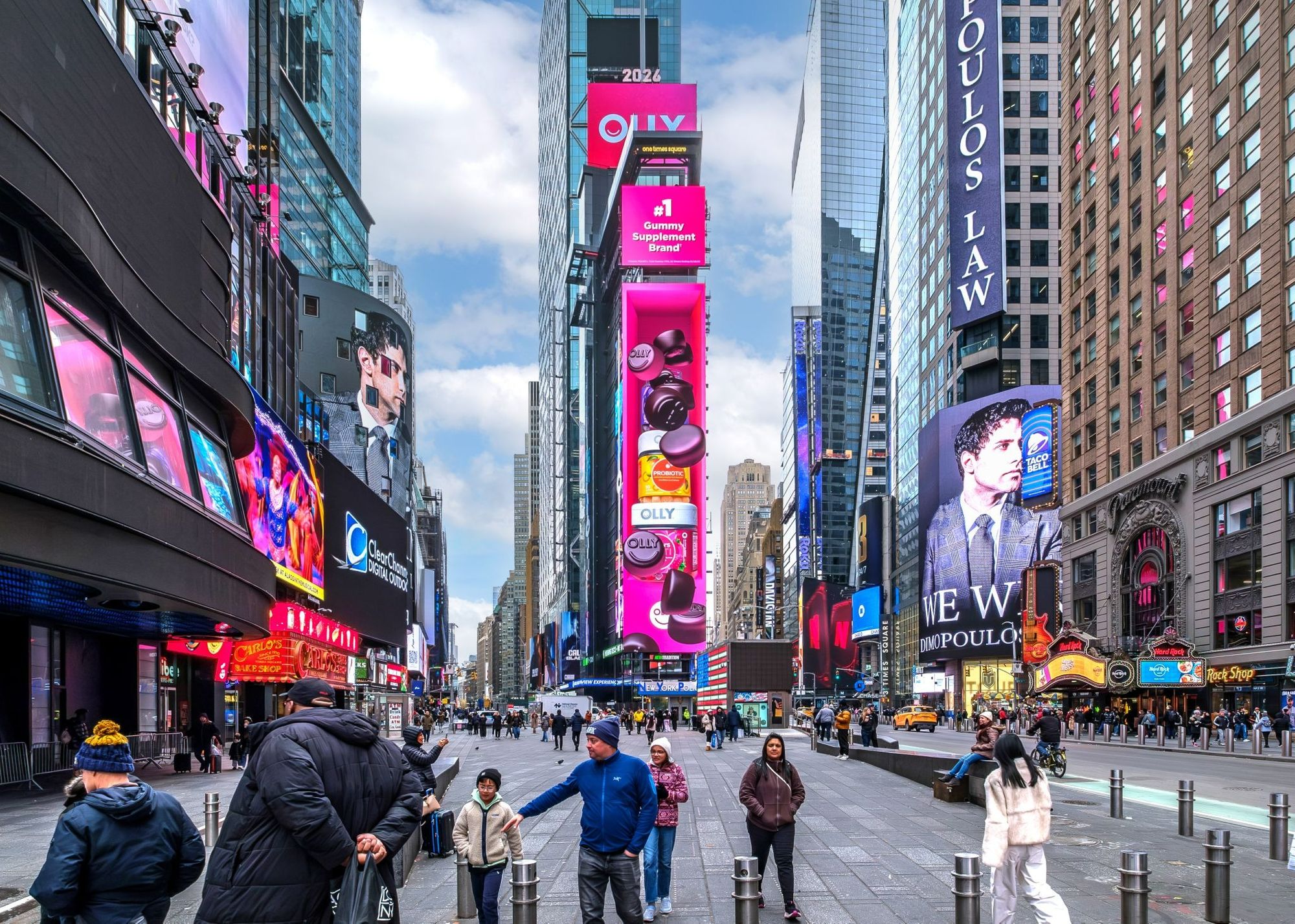 기술보다 메시지… 올리, 원 타임스 스퀘어 DOOH로 브랜드 존재감 극대화