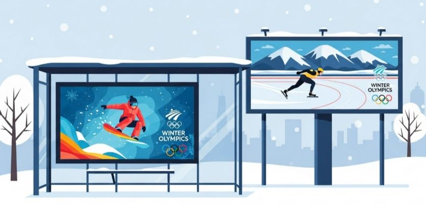 동계올림픽이 키운 관심, 디지털 옥외광고가 브랜드 성과로 잇는다.