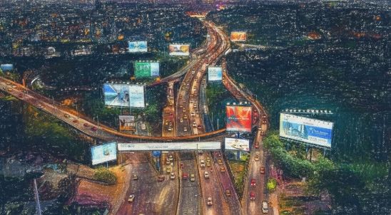 인도 벵갈루루 헤발 코리도어, 프리미엄 빌보드 격전지로 부상