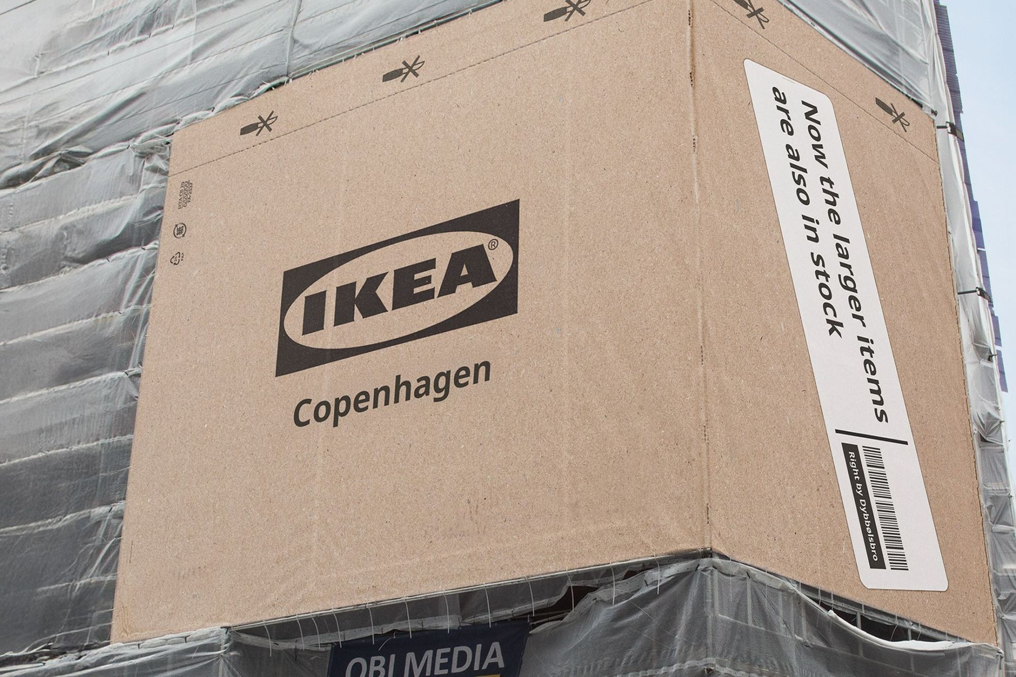 문자 안내가 아닌 크레이티브로 증명하는 옥외광고, 이케아 코펜하겐의 도심 실험