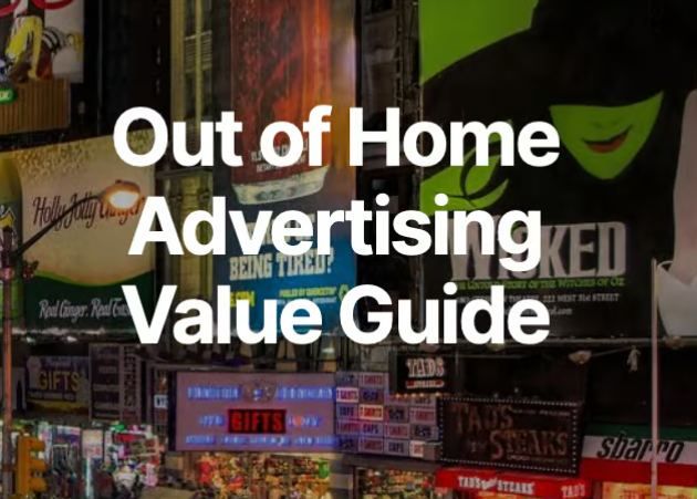 OOH: the human medium, Check out the new OOH advertising value guide