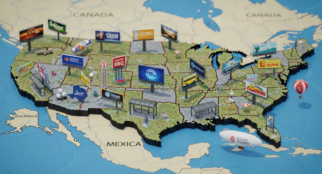 미국 OOH 광고비 2026년 40억 달러 전망, DOOH 성장, 시장 점유율은 감소