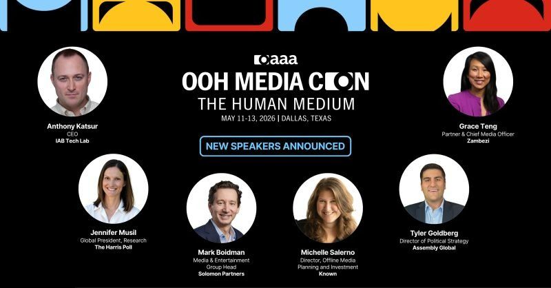 OAAA Unveils Speaker Lineup for 2026 OOH Media Conference