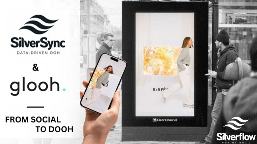 Silverflow OOH partners with glooh. to connect social media and DOOH across Europe & The US.