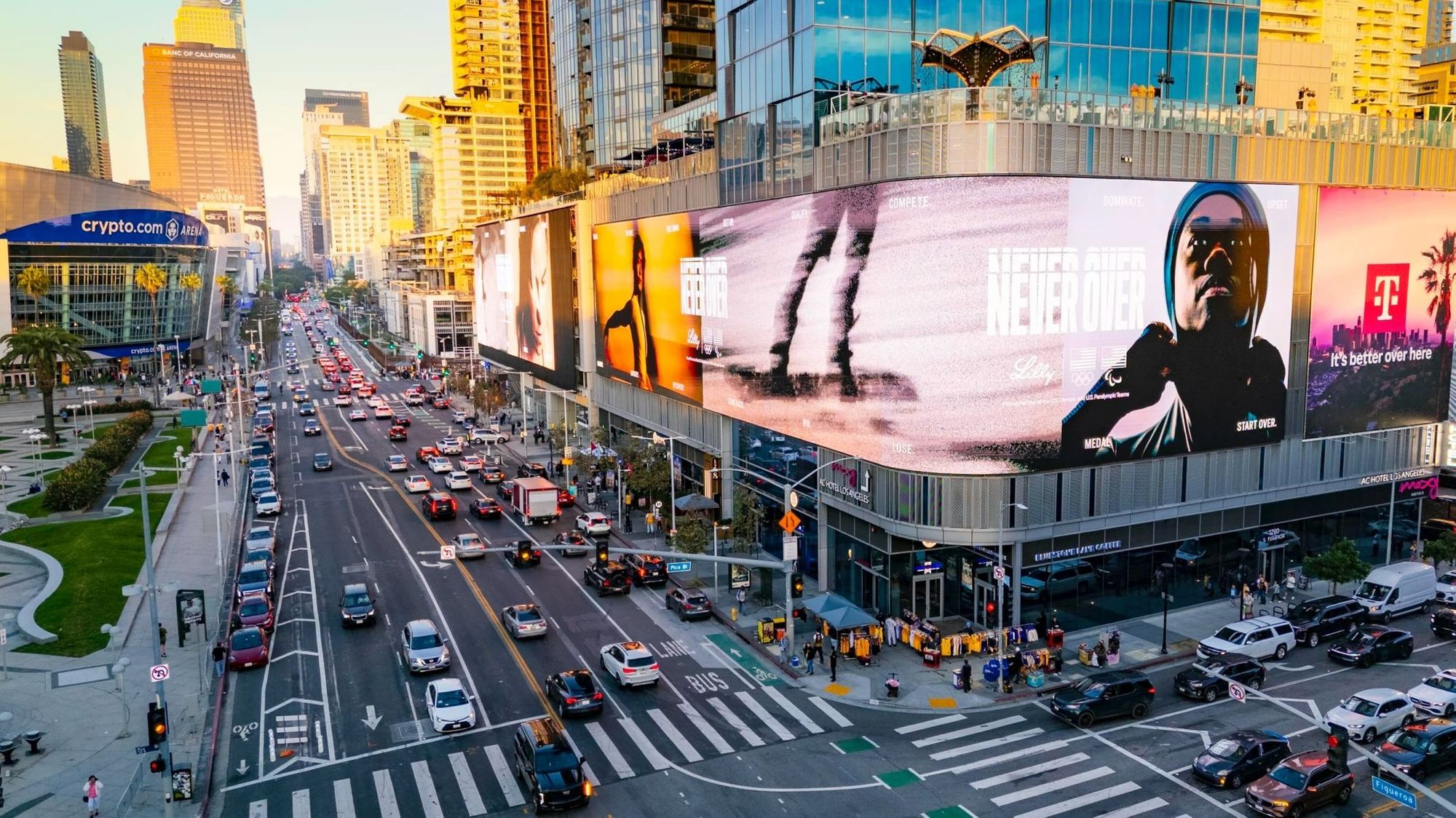 일라이 릴리, 미국 올림픽·패럴림픽 팀 파트너십 알린 DOOH 로드블록 캠페인