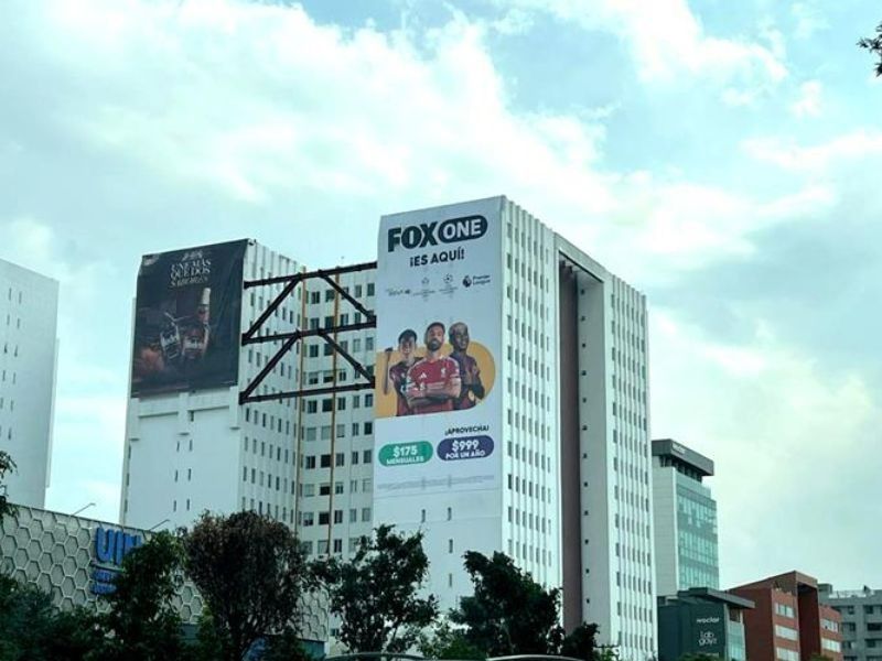 폭스 원 (FOX One), 멕시코 도심 OOH 캠페인으로 화려한 출범