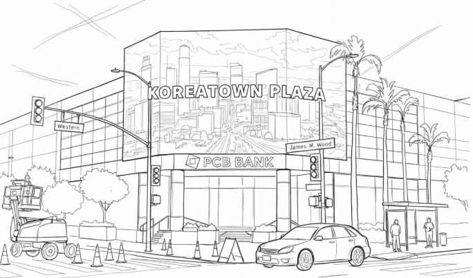 미국 LA 코리아타운 플라자에 LED 전광판 신규 설치…클리어LED, 도심 리테일 미디어화 가속