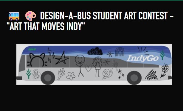 학생 작품이 도시를 달린다… 인디애나폴리스 버스 래핑 공공미술 프로젝트