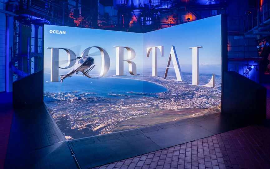 오션 아웃도어, 독일서 ‘워크인 DOOH’ 공개… 스크린 넘어 체험형 미디어로 진화