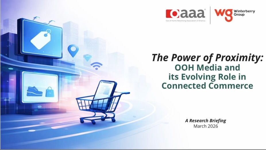 OAAA·윈터베리 그룹 연구 발표… OOH의 재발견, “구매 직전 메시지 전달”
