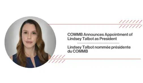 COMMB Appoints Lindsey Talbot as President to Lead Next Growth Phase