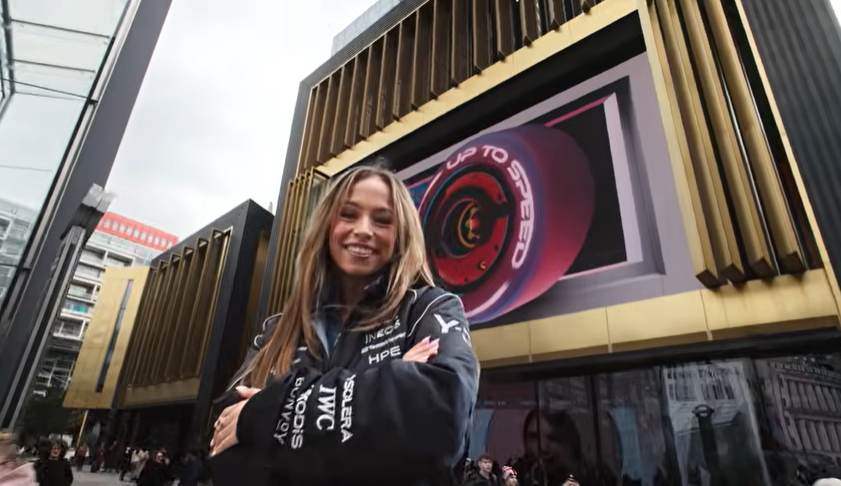 글로벌 (Global), 런던 전역서 F1 팟캐스트 홍보 위한 3D 옥외광고 캠페인 전개