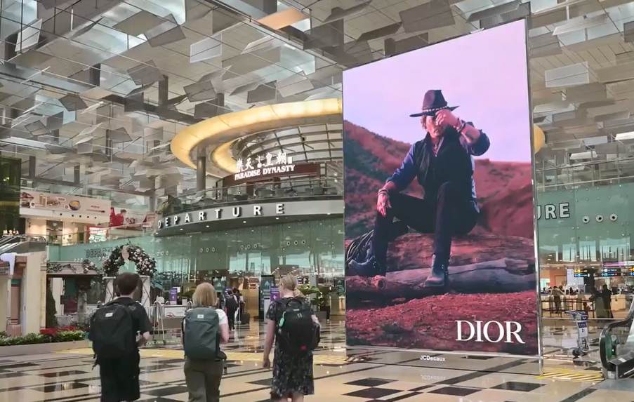 싱가포르 창이공항 터미널3, 초대형 디지털 매체 업그레이드로 프리미엄 OOH 경쟁력 강화