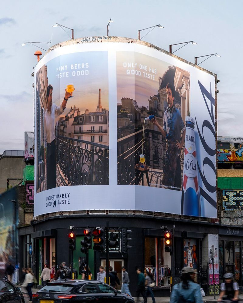 1664 Blanc Brings Premium OOH Statement to Shoreditch with Robert Pattinson Campaign