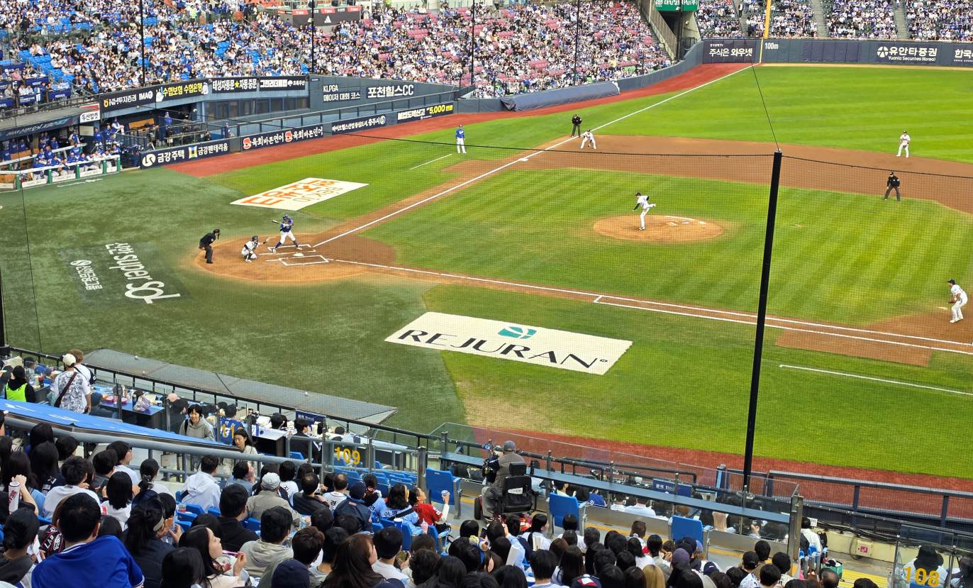 Rejuran Targets Rising Female Baseball Fans with First Beauty Industry Ground Painting Ad at Seoul Jamsil Stadium