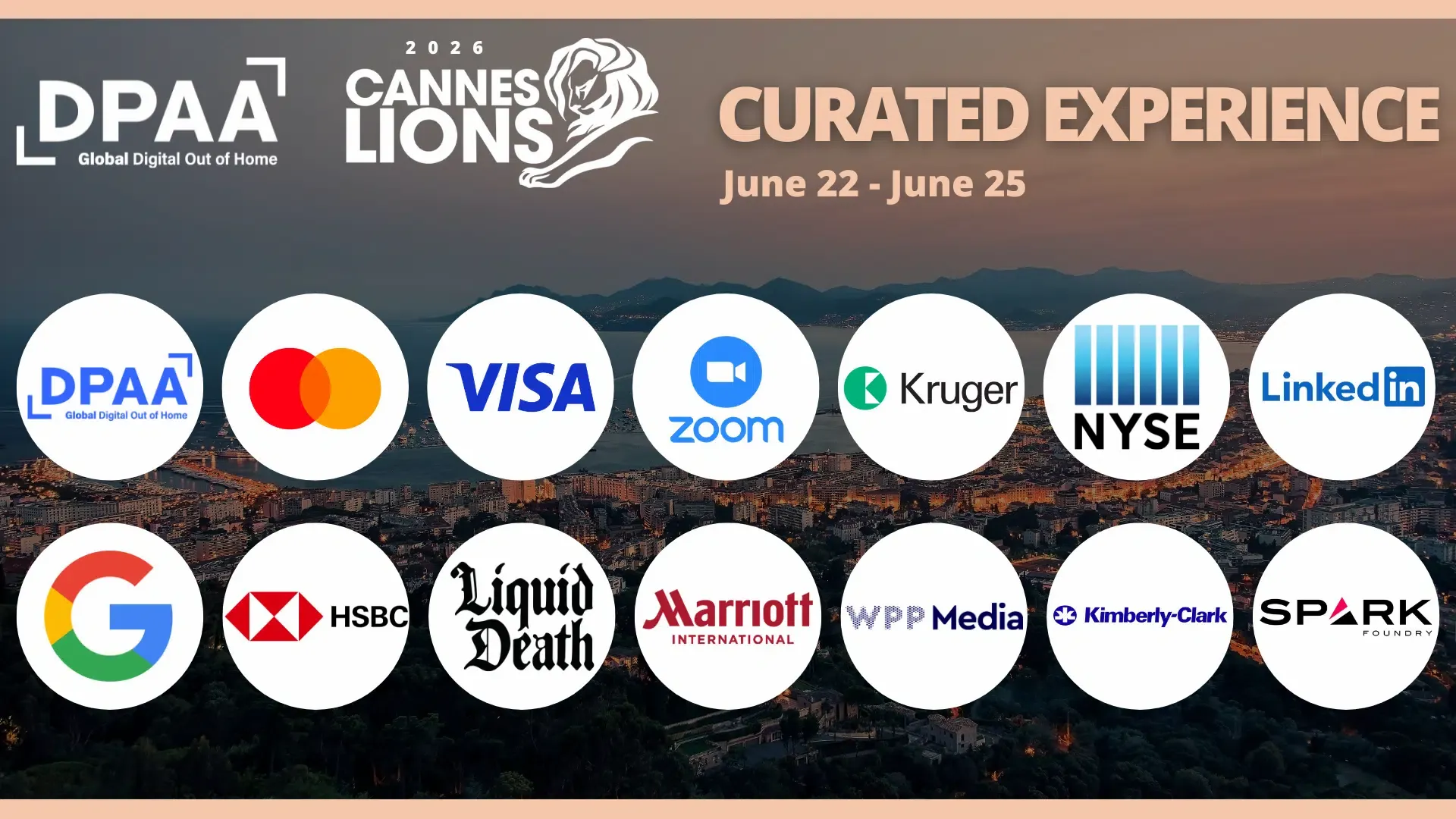 DPAA Announces Details of Cannes Lions Curated Experience for 2026 Fast-Growing OOH Media Meets SeniorGlobal Marketing Leaders from Mastercard, LinkedIn, VISA, Kimberly-Clark, and More