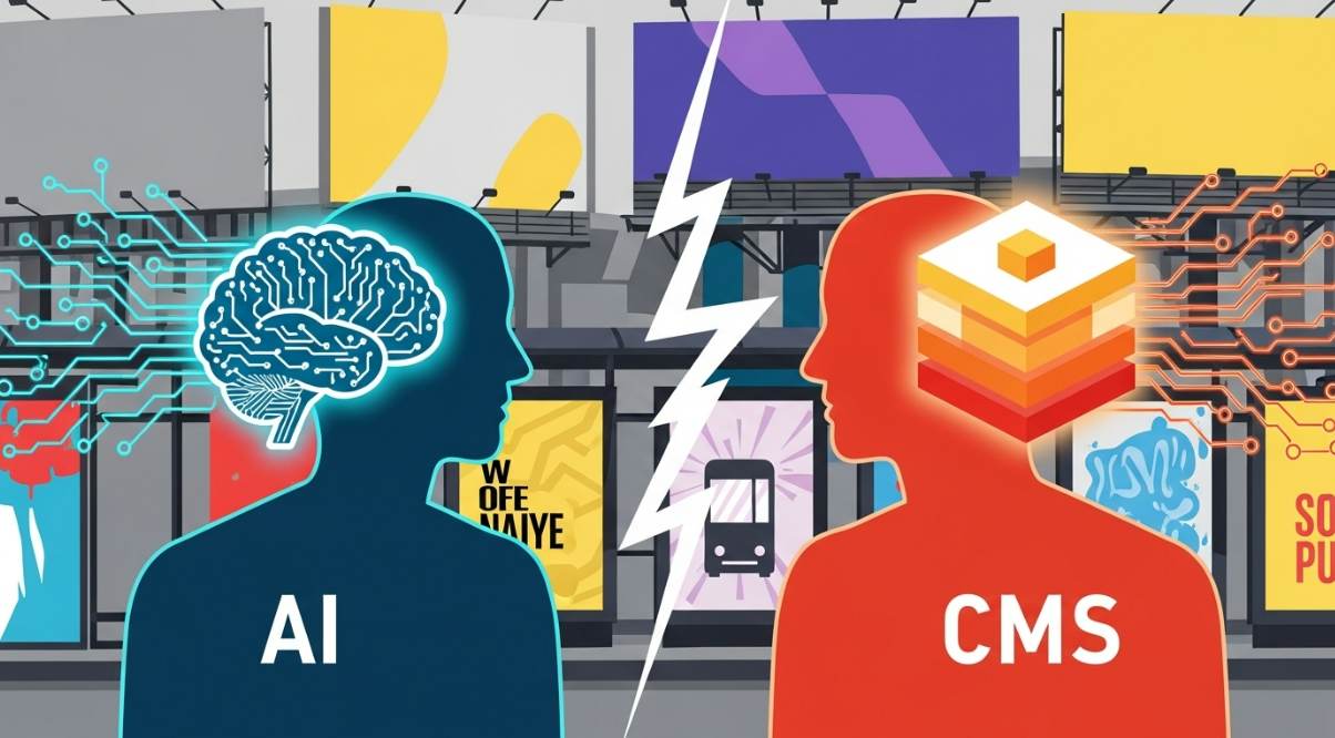 AI 시대 맞은 디지털 사이니지… 'CMS의 역할 사라질까?' 업계 설왕설래