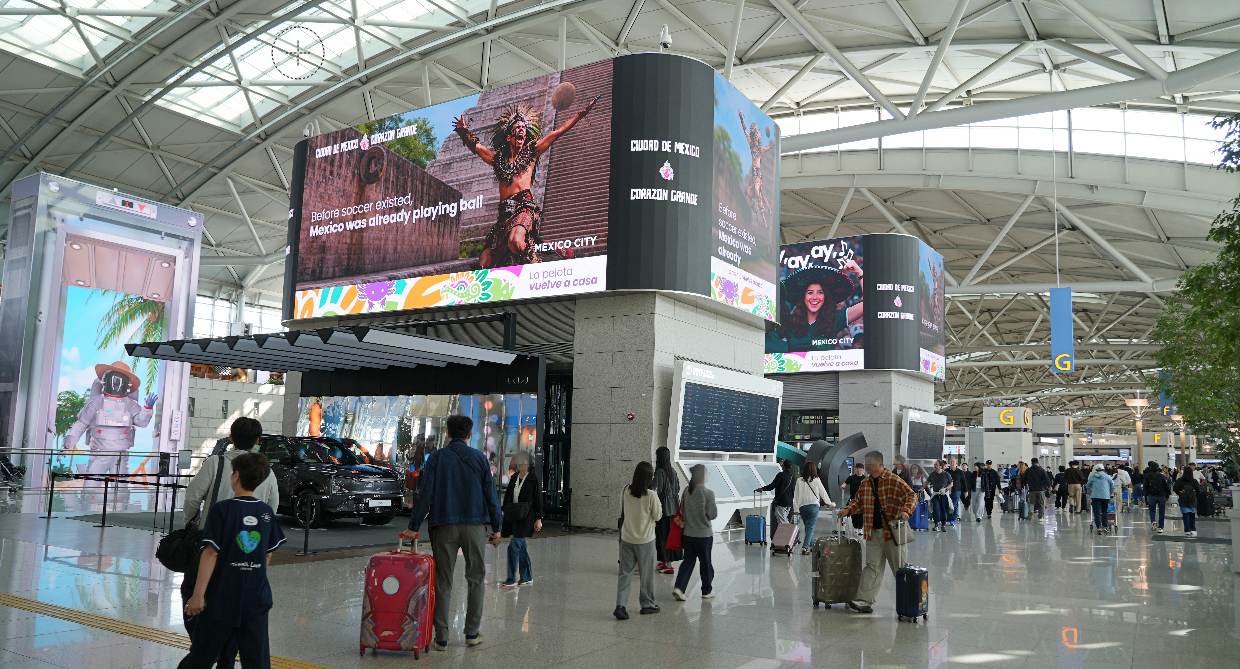 Mexico City Launches FIFA World Cup Campaign at Seoul Incheon Airport with Double Impact DOOH Execution