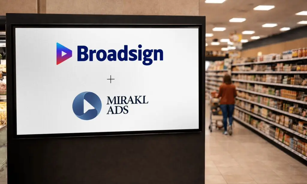 Broadsign and Mirakl Ads Announce Strategic Partnership to Unify Online and In-Store Retail Media