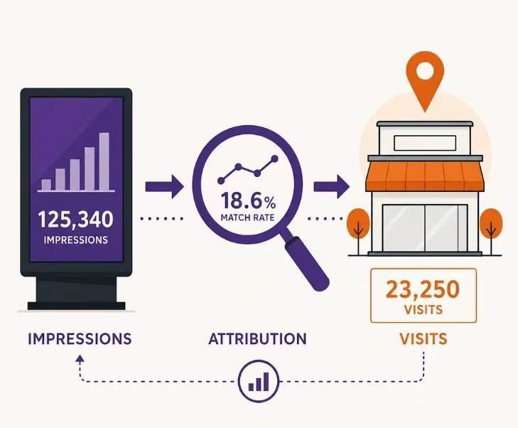 Programmatic DOOH attribution: tying screen impressions to in-store visits in 2026