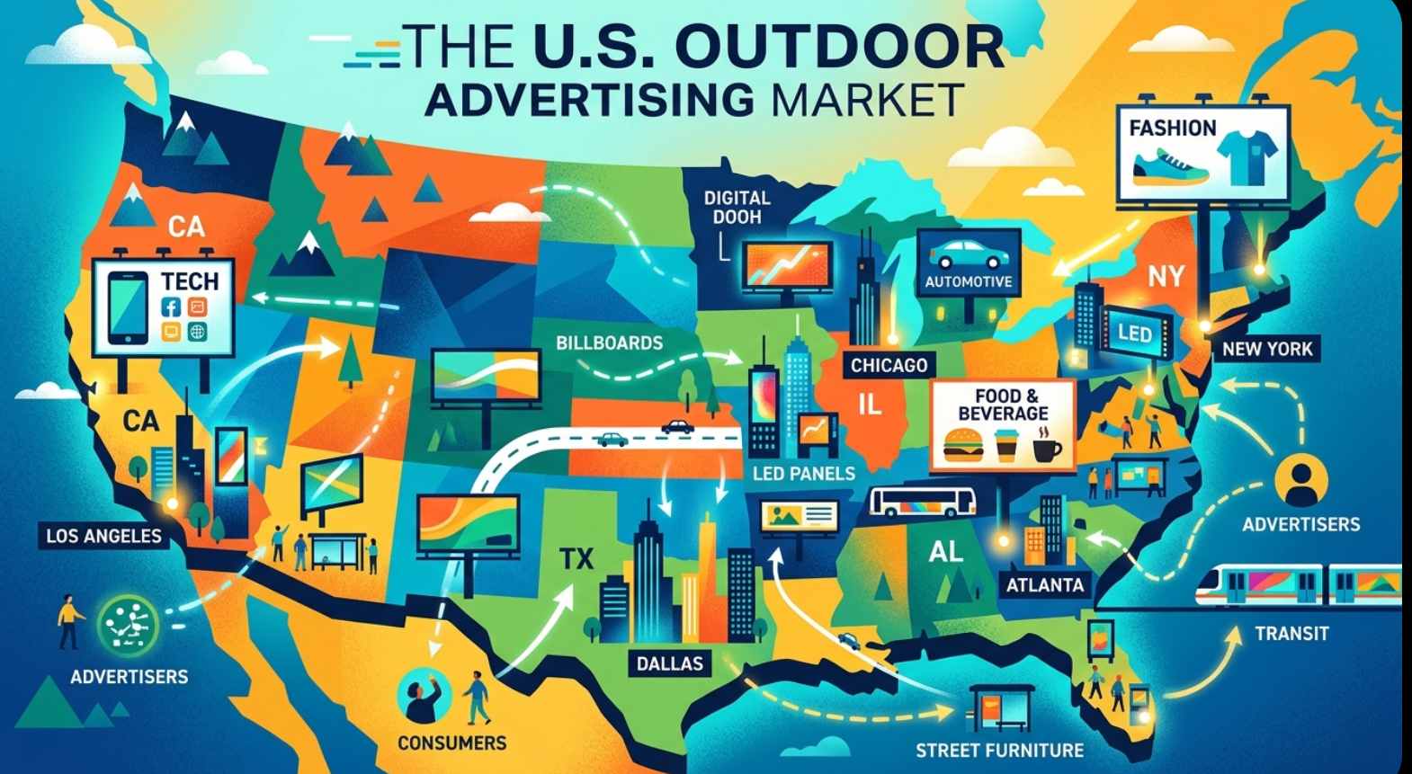 US OOH Hits New First Quarter High as Revenue Reaches $2.12 Billion Driven by Digital Growth and AI Brands