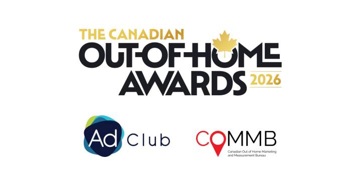 The Canadian Out-of-Home Awards Announce Adam Butterworth as 2026 Merit
Award Recipient