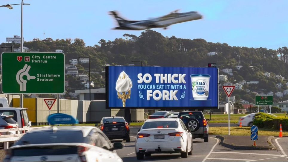 Kālo Expands Airport Presence with High-Impact Billboard Campaign in Wellington