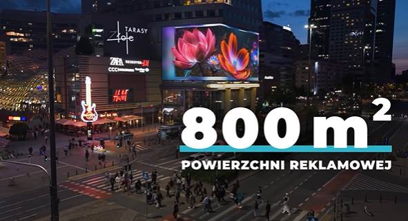 폴란드 바르샤바서 800㎡ DOOH '워소 스테이지' 데뷔