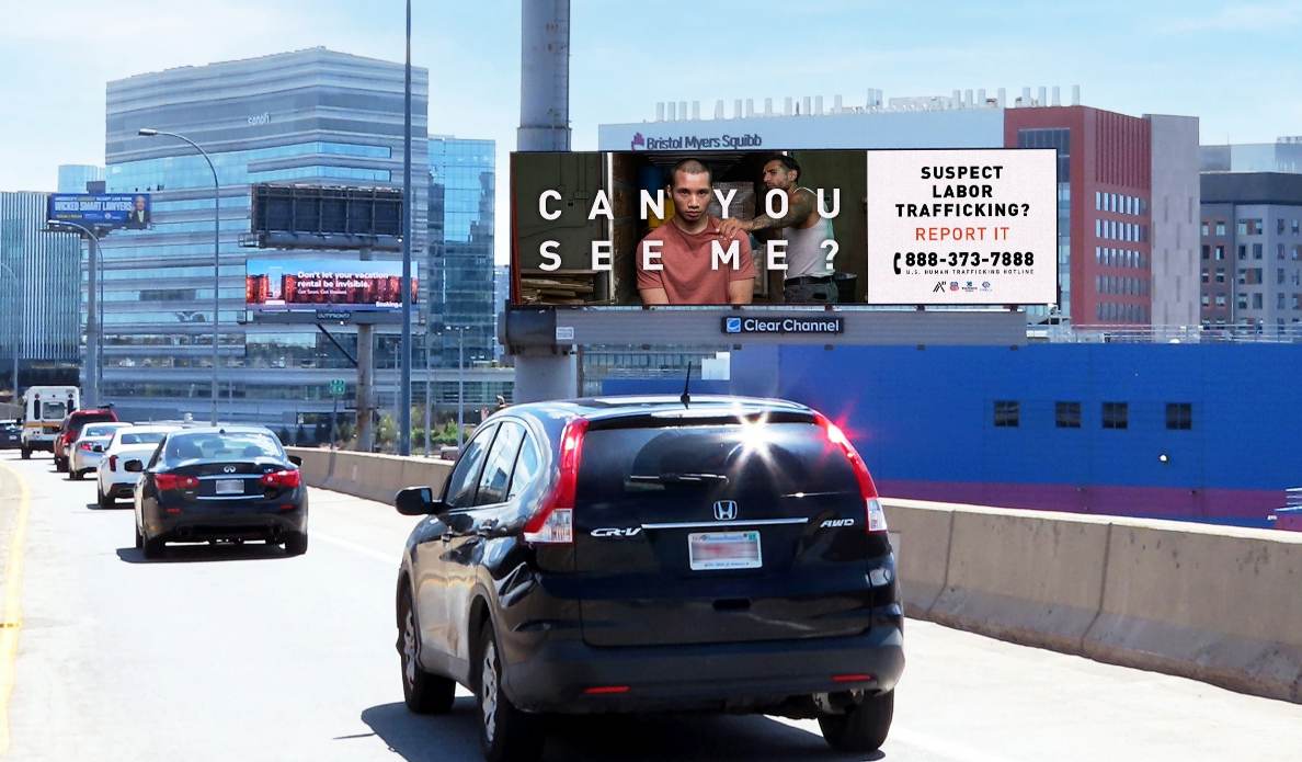 Compass Connections, A21, Clear Channel Outdoor and Union Pacific Launch Anti-Human Trafficking Billboard Campaign
