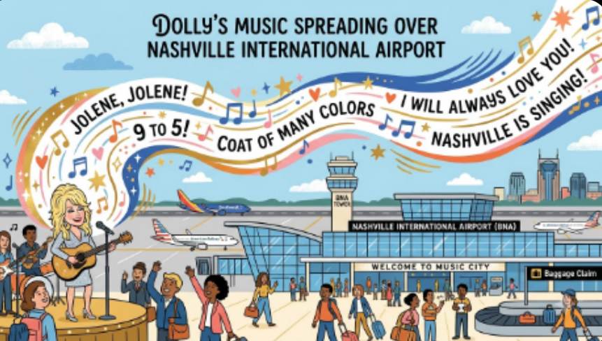 미국 내슈빌 국제공항의 새 이름은 '돌리 파튼 국제공항',테네시 주지사가 꺼낸 제안 실현될까?