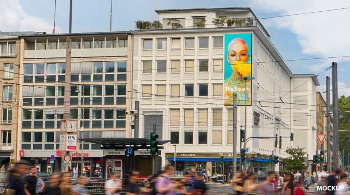 “The Square”: Ströer and blowUP launch a new digital screen at the premium location of Cologne’s Neumarkt