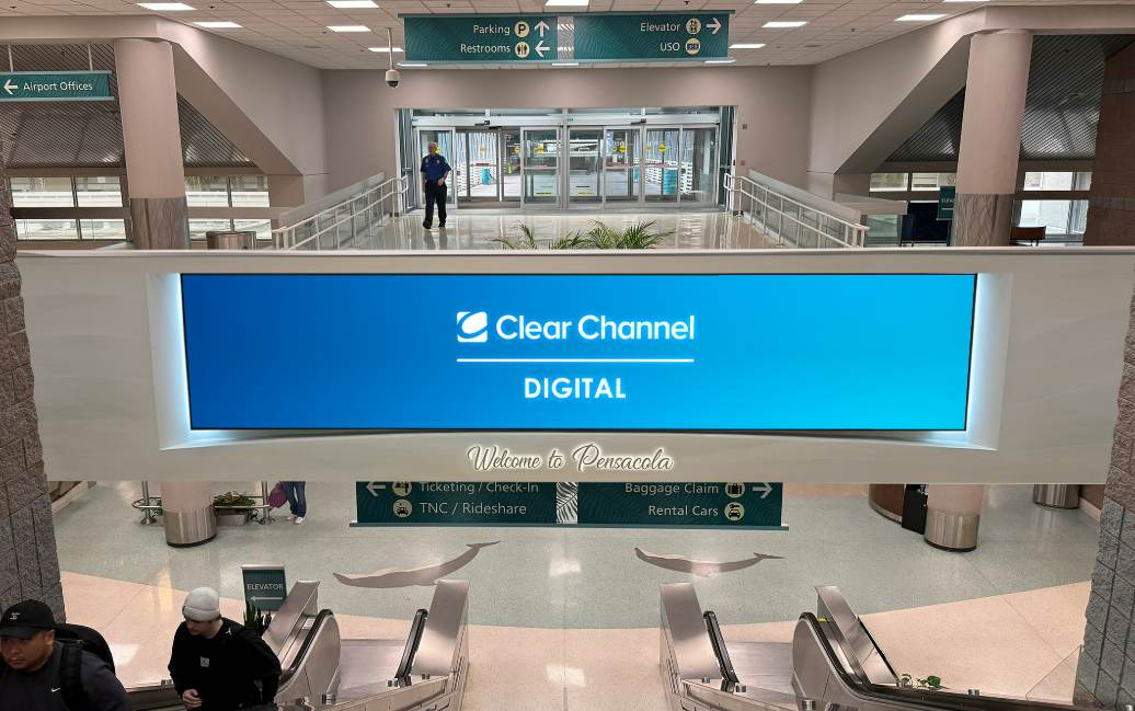 Clear Channel Outdoor Selected to Lead Advertising Program at Pensacola International Airport