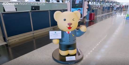 Cathay 80th Anniversary Classic Uniform Bears have landed at Hong Kong International Airport