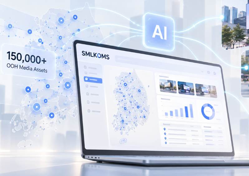 SMLK Opens AI-Powered OOH Platform with 150,000+ South Korean OOH Assets and Six-Language Support