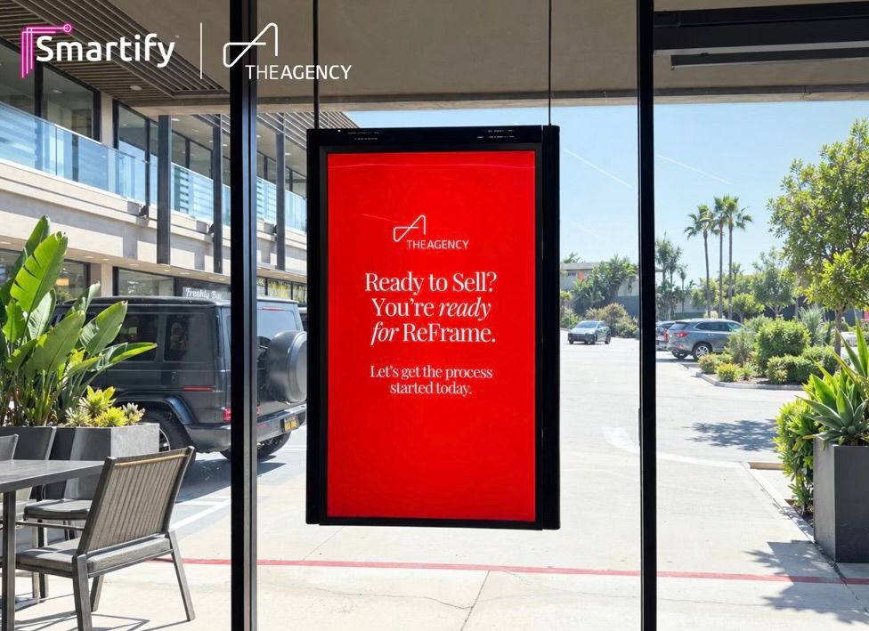 The Agency Partners With Smartify Media to Extend Its Brand Through Premium Digital Out-of-Home Media