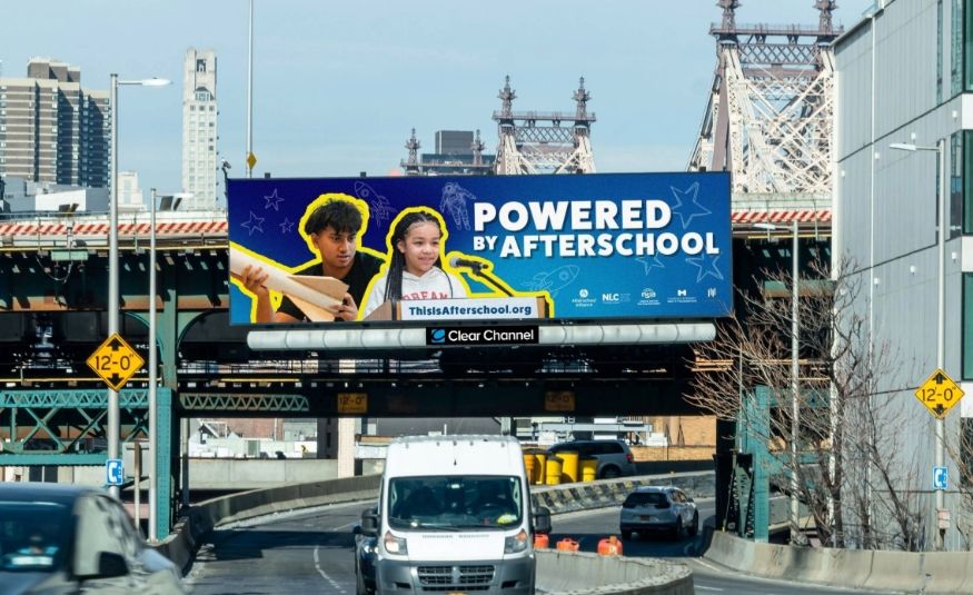 Clear Channel Outdoor Digital Billboards Display Art by Afterschool Student From Coast to Coast This Month for Lights On Afterschool
