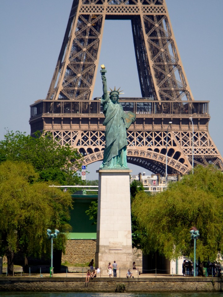 The Statue of Liberty in Paris