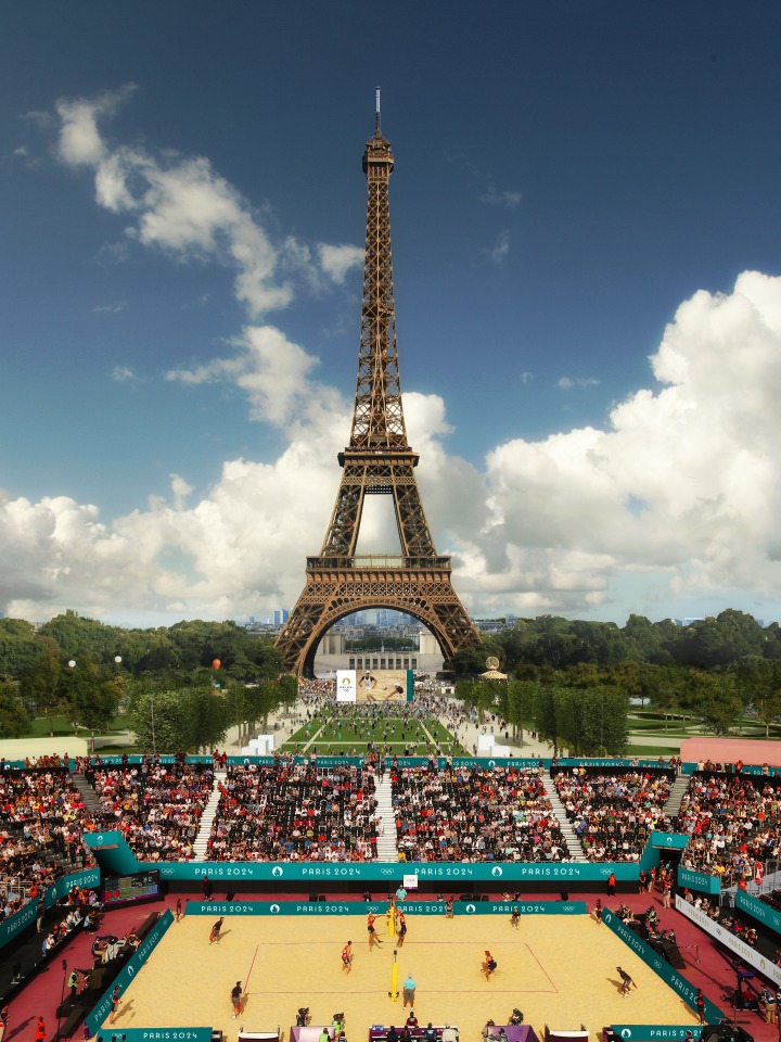 Beach volleyball and para football venues at the Paris 2024 Olympics